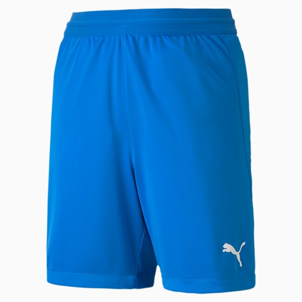teamGOAL Knitted Kid's Shorts, Electric Blue Lemonade