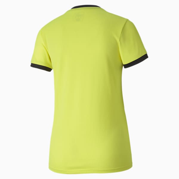 teamGOAL 23 Women's Slim Football Jersey, Fluo Yellow-Puma Black, extralarge-IND