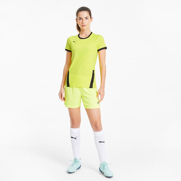 teamGOAL 23 Women's Slim Football Jersey, Fluo Yellow-Puma Black, extralarge-IND