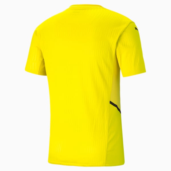 teamCUP Men's Football Relaxed Jersey, Cyber Yellow, extralarge-IND