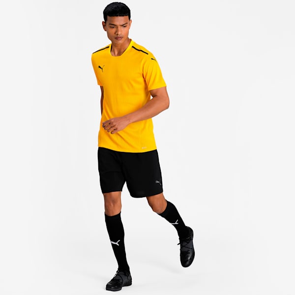teamCUP Men's Football Relaxed Jersey, Cyber Yellow, extralarge-IND