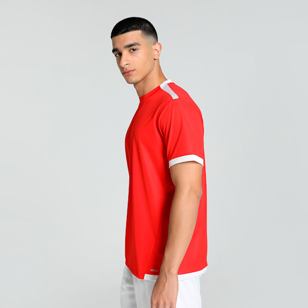 teamLIGA Men's Soccer Jersey, Puma Red-Puma White, extralarge