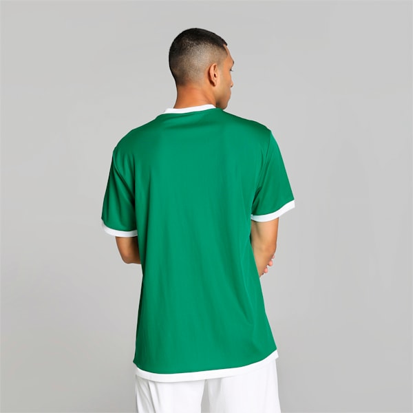 teamLIGA Men's Regular Fit Jersey, Pepper Green-Puma White, extralarge-IND