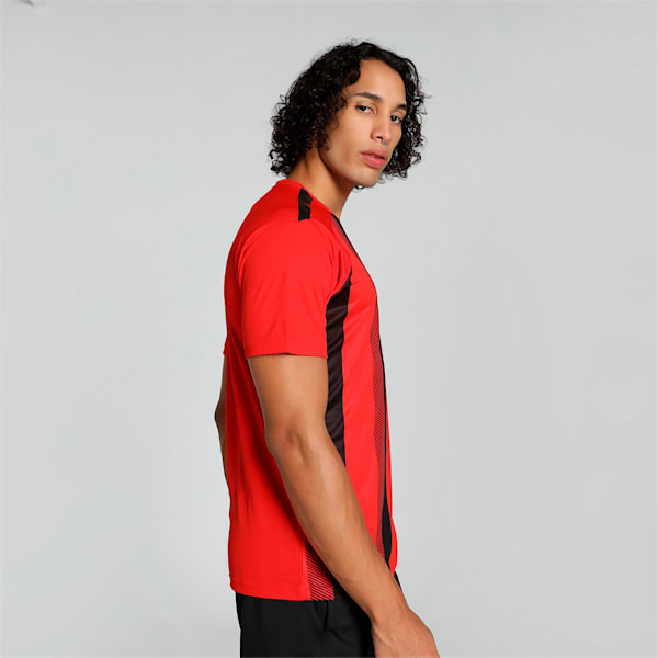 teamLIGA Striped Men's Football Jersey, Puma Red-Puma Black-Puma White, extralarge-IND