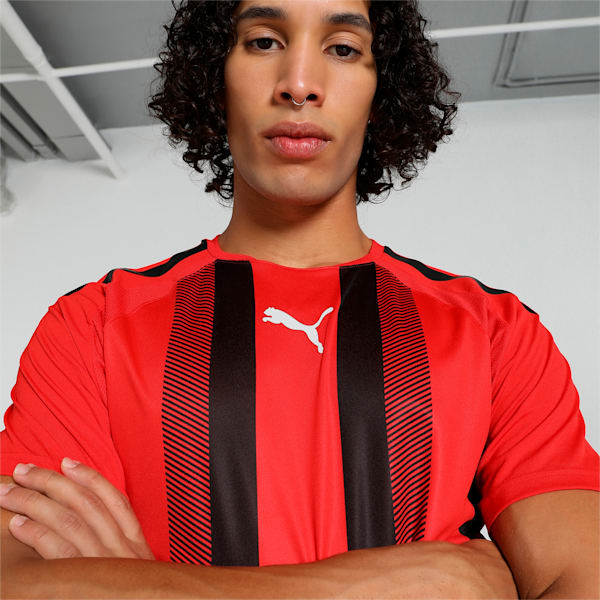 teamLIGA Striped Men's Football Jersey, Puma Red-Puma Black-Puma White, extralarge-IND