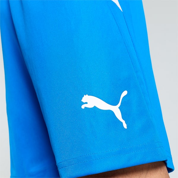 teamLIGA Men's Football Shorts, Electric Blue Lemonade-Puma White, extralarge-IND