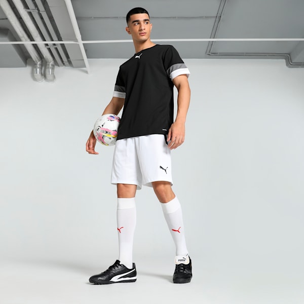 teamLIGA Men's Soccer Shorts, Puma White-Puma Black, extralarge