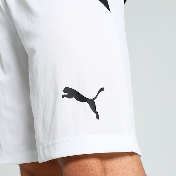 teamLIGA Men's Soccer Shorts, Puma White-Puma Black, extralarge
