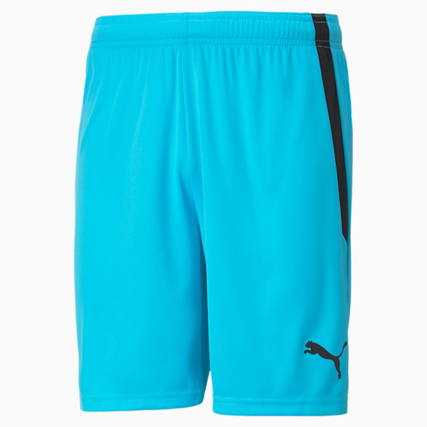 teamLIGA Men's Soccer Shorts, Blue Atoll-Puma Black, extralarge
