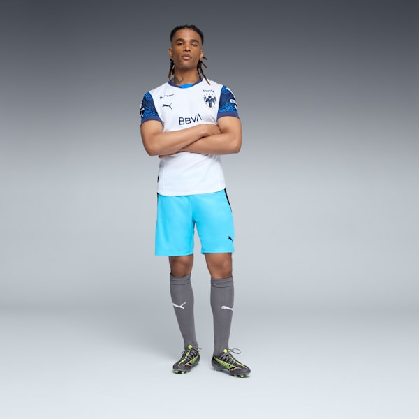 Calcetas de fútbol teamLIGA para hombre, Blue Atoll-Puma Black, extralarge