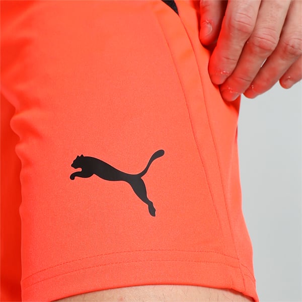 teamLIGA Men's Football Shorts, Nrgy Red-Puma Black, extralarge-IND