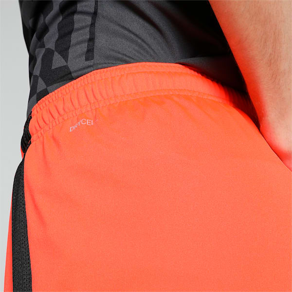 teamLIGA Men's Football Shorts, Nrgy Red-Puma Black, extralarge-IND