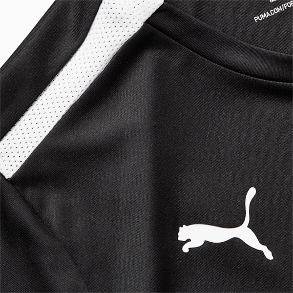 teamLIGA Youth Football Jersey, Puma Black-Puma White, extralarge-GBR