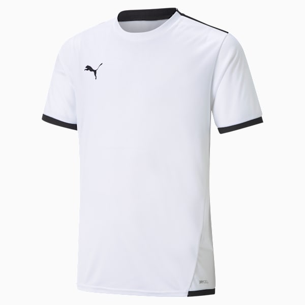 Jersey de fútbol juvenil teamLIGA, Puma White-Puma Black, extralarge