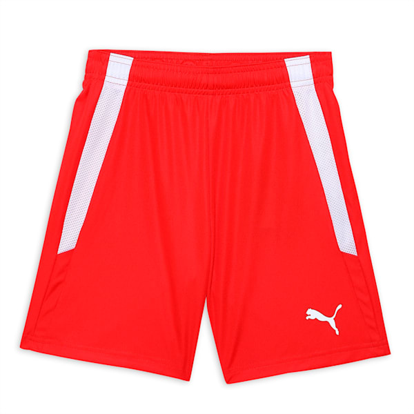 teamLIGA Kid's Football Shorts, Puma Red-Puma White, extralarge-IND