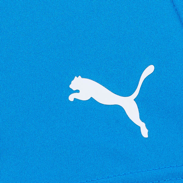 teamLIGA Kid's Football Shorts, Electric Blue Lemonade-Puma White, extralarge-IND