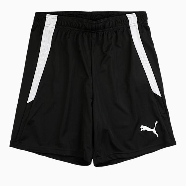 teamLIGA Kid's Football Shorts, Puma Black-Puma White, extralarge-IND