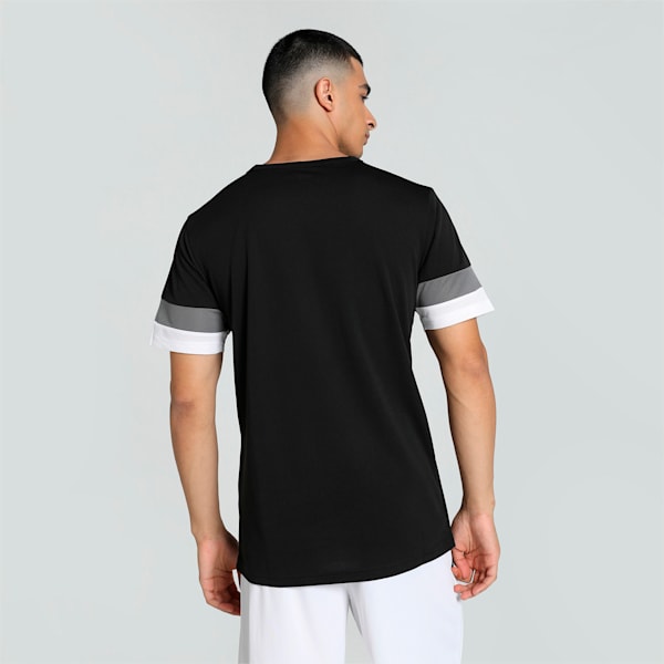 teamRISE Men's Football Jersey, Puma Black-Smoked Pearl-Puma White, extralarge-IND