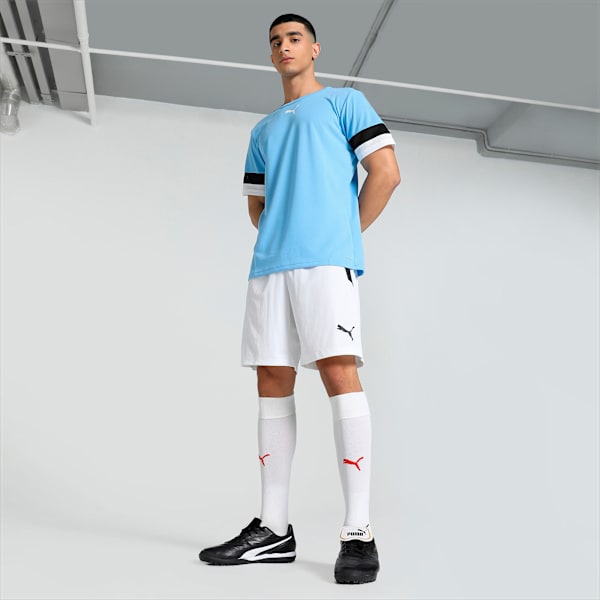 teamRISE Men's Football Jersey, Team Light Blue-Puma Black-Puma White, extralarge-IND