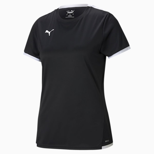 teamLIGA Women's Football Jersey, Puma Black-Puma White, extralarge-GBR