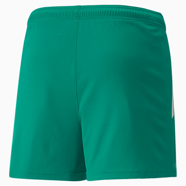 teamLIGA Women's Football Shorts, Pepper Green-Puma White, extralarge-IND