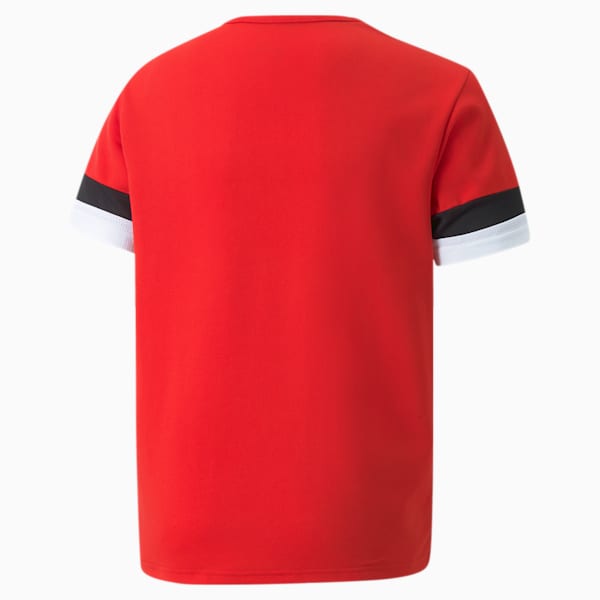 teamRISE Youth Football Jersey, Puma Red-Puma Black-Puma White, extralarge-IND