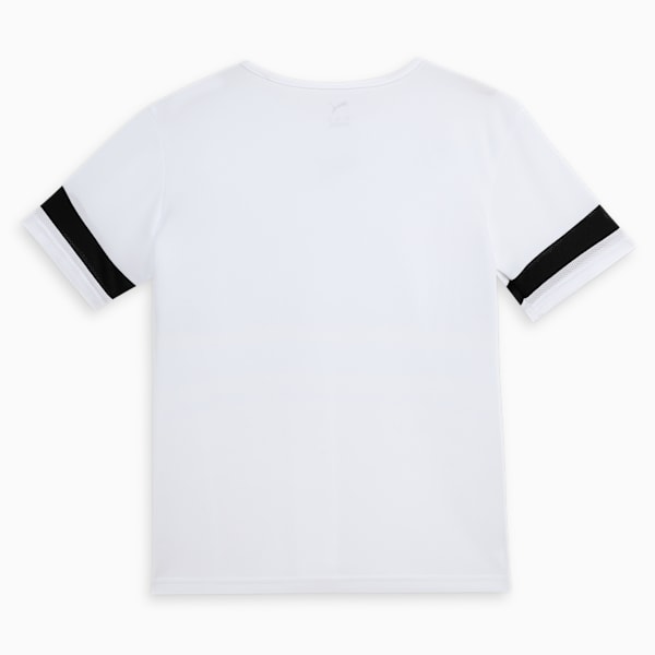 teamRISE Youth Football Jersey, Puma White-Puma Black-Puma White, extralarge-IND