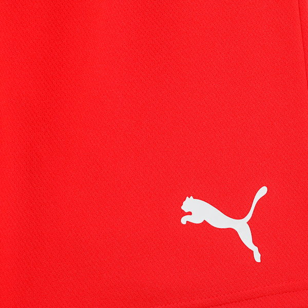 teamRISE Youth Football Shorts, Puma Red-Puma White, extralarge-IND