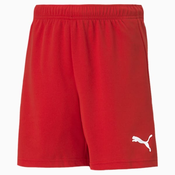 teamRISE Youth Football Shorts, Puma Red-Puma White, extralarge-IND