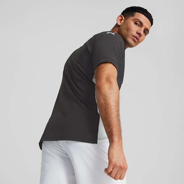 teamCUP Men's Slim Fit T-Shirt, PUMA Black, extralarge-IND