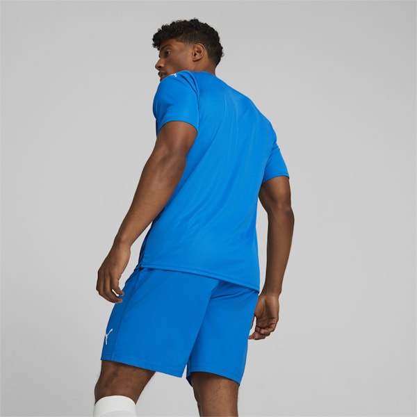 TeamULTIMATE Men's Football Slim Fit T-Shirt, Electric Blue Lemonade, extralarge-IND