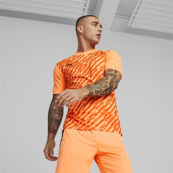 TeamULTIMATE Men's Football Slim Fit T-Shirt, Neon Citrus, extralarge-IND