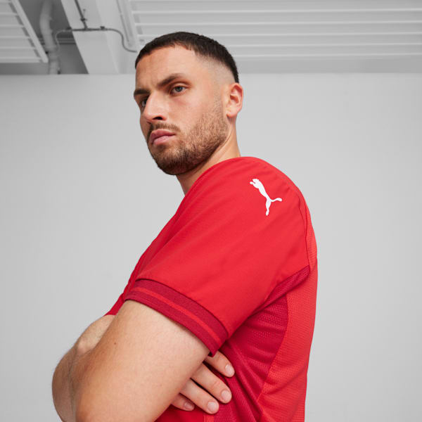 Jersey de fútbol para hombre teamFINAL, PUMA Red-PUMA White-Fast Red, extralarge
