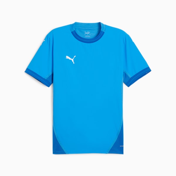 teamFINAL Men's Soccer Jersey, Ignite Blue-PUMA White-PUMA Team Royal, extralarge