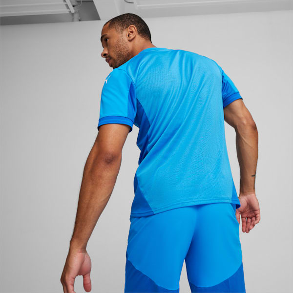 teamFINAL Men's Soccer Jersey, Ignite Blue-PUMA White-PUMA Team Royal, extralarge