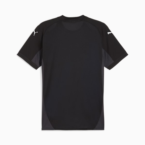 teamFINAL Men's Soccer Jersey, PUMA Black-PUMA White-Flat Dark Gray, extralarge