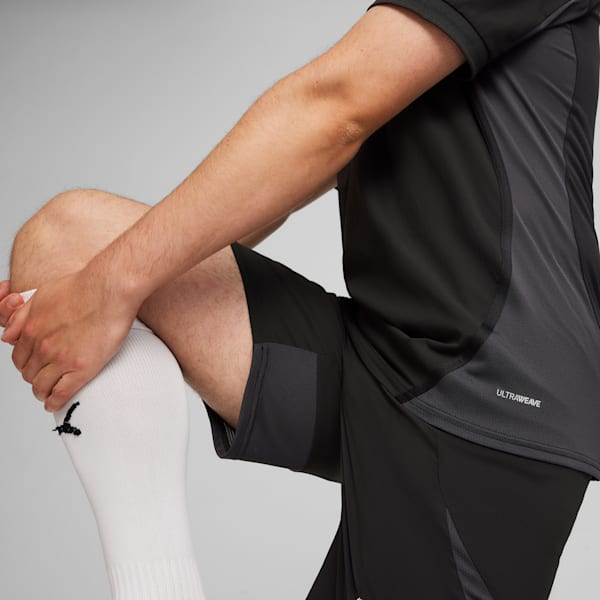 teamFINAL Men's Soccer Jersey, PUMA Black-PUMA White-Flat Dark Gray, extralarge
