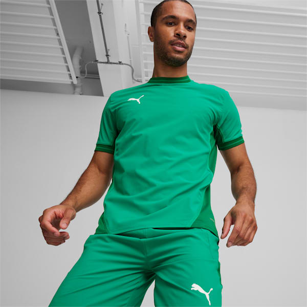 teamFINAL Men's Football Jersey, Sport Green-PUMA White-Power Green, extralarge-IND