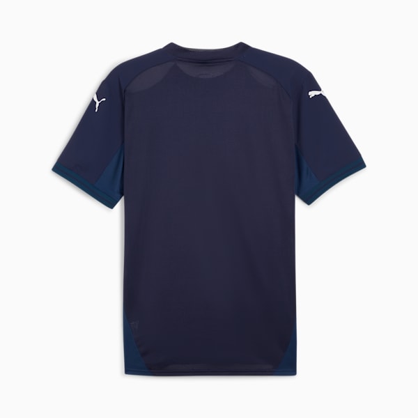teamFINAL Men's Soccer Jersey, PUMA Navy-PUMA White-Persian Blue, extralarge