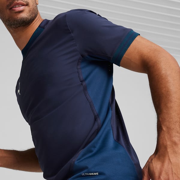 teamFINAL Men's Soccer Jersey, PUMA Navy-PUMA White-Persian Blue, extralarge