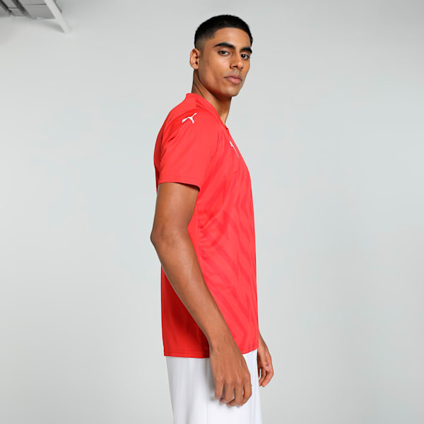 teamGLORY Men's Football Jersey, PUMA Red-PUMA White-Strong Red, extralarge-IND