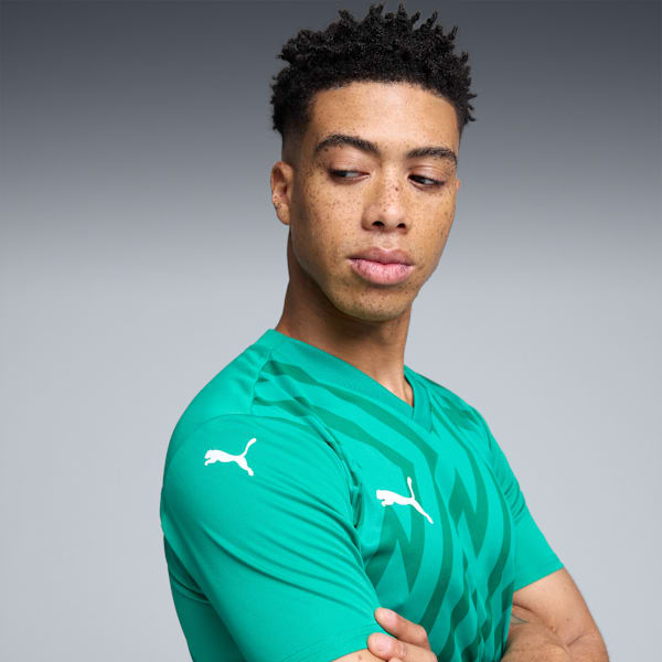 teamGLORY Men's Soccer Jersey, Sport Green-PUMA White-Power Green, extralarge