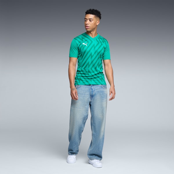 teamGLORY Men's Soccer Jersey, Sport Green-PUMA White-Power Green, extralarge