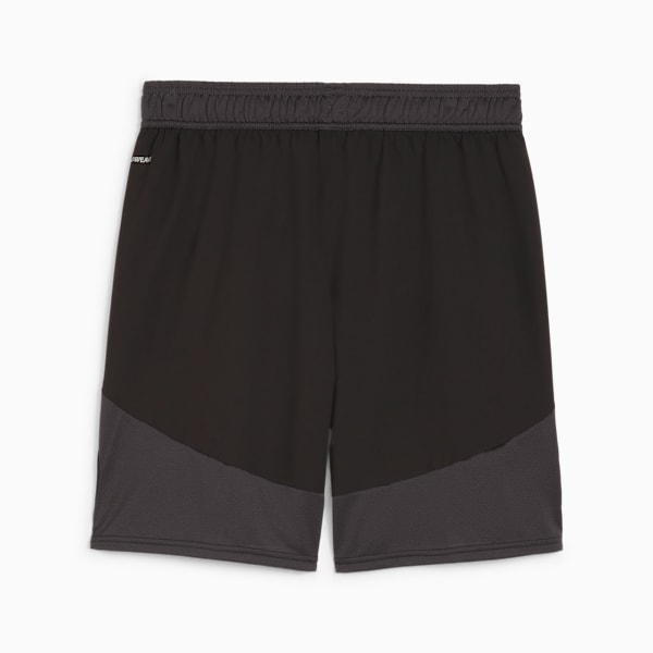 Short de soccer teamFINAL Homme, PUMA Black-PUMA White-Flat Dark Gray, extralarge