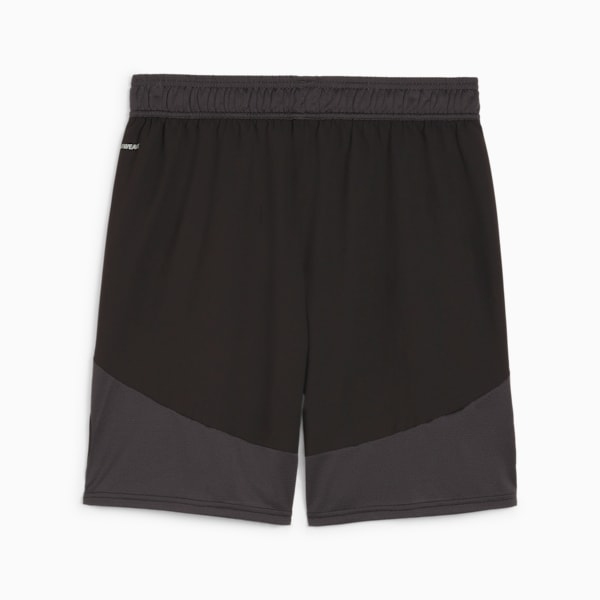Shorts de fútbol teamFINAL para hombre, PUMA Black-PUMA White-Flat Dark Gray, extralarge