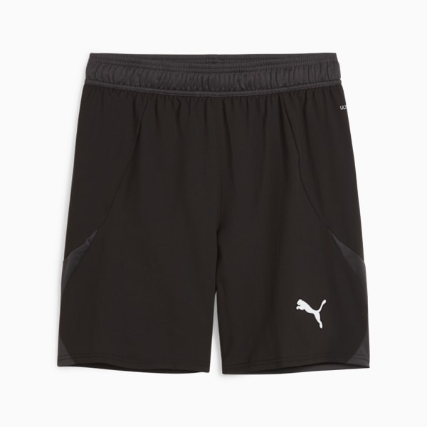Short de soccer teamFINAL Homme, PUMA Black-PUMA White-Flat Dark Gray, extralarge
