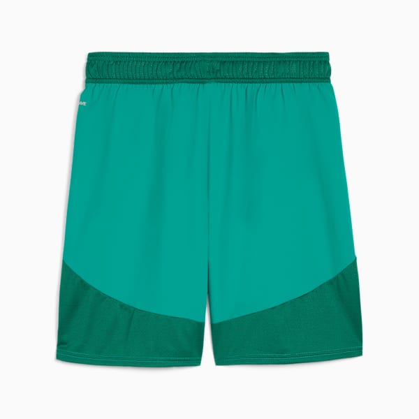 teamFINAL Men's Soccer Shorts, Sport Green-PUMA White-Power Green, extralarge