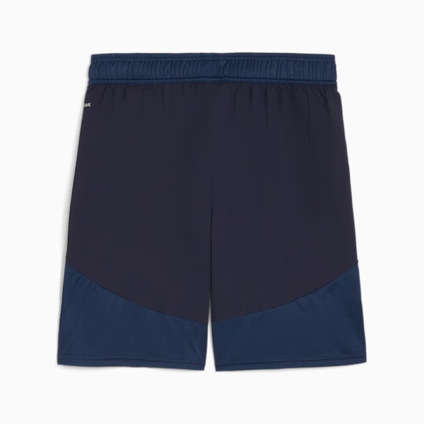 teamFINAL Men's Football Shorts, PUMA Navy-PUMA White-Persian Blue, extralarge-IND