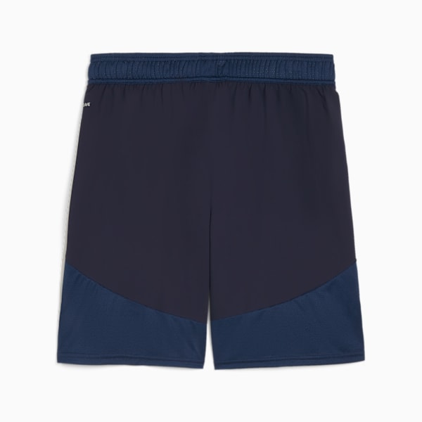 teamFINAL Men's Soccer Shorts, PUMA Navy-PUMA White-Persian Blue, extralarge