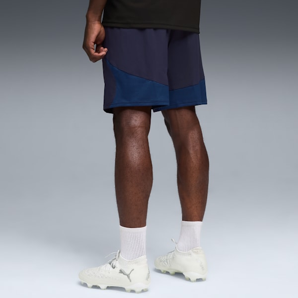 teamFINAL Men's Soccer Shorts, PUMA Navy-PUMA White-Persian Blue, extralarge